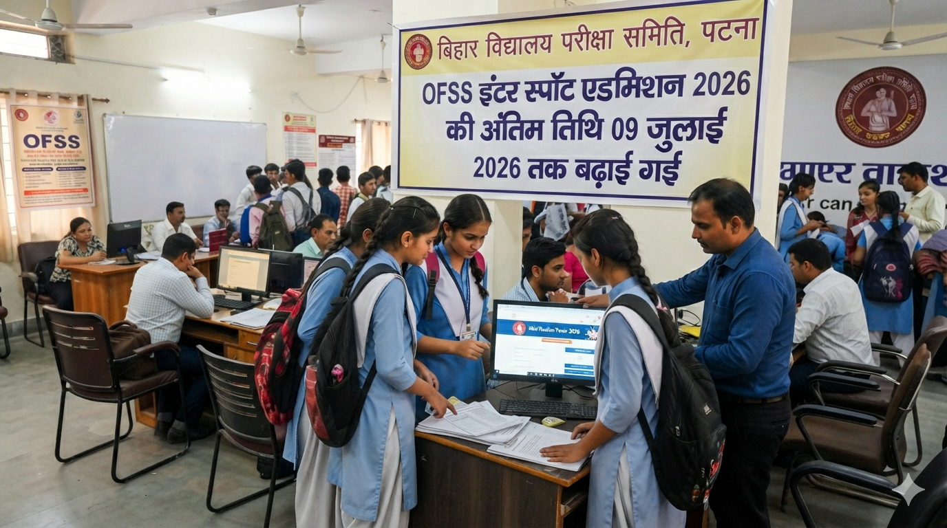Bihar Board OFSS Spot Admission 2026 Last Date Extended Official Notice